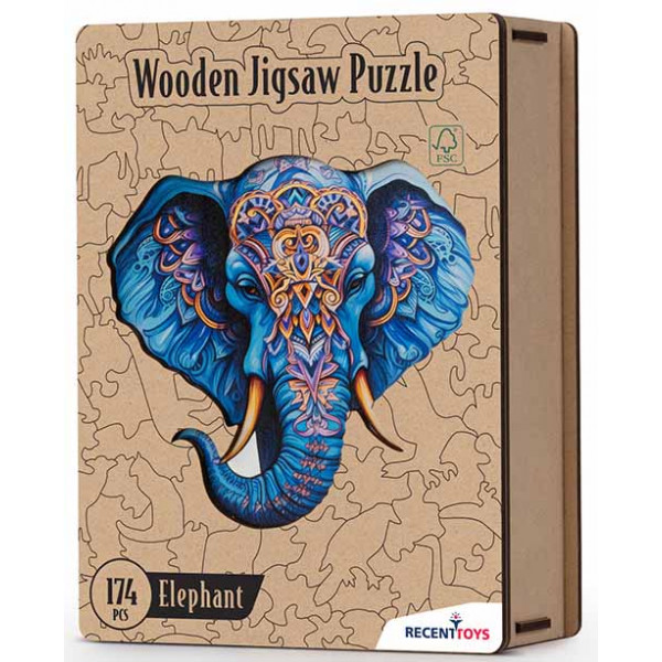 Drvene puzzle ELEPHANT 