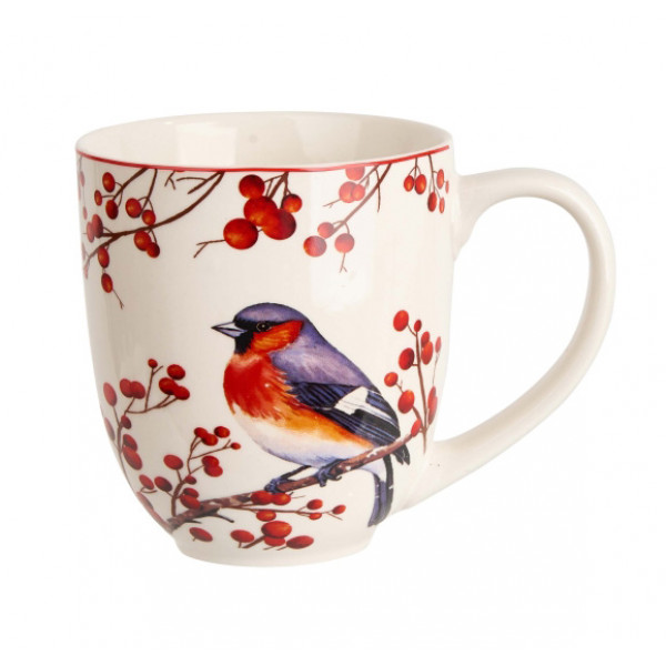 Velika šolja 1000 ml NOVA GODINA Ptice 