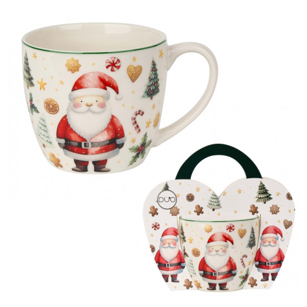 Porcelanska šolja 460ml NOVA GODINA Deda Mraz 