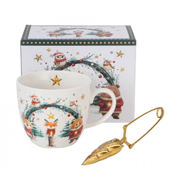 Šolja sa infuzerom 460ML NOVA GODINA 