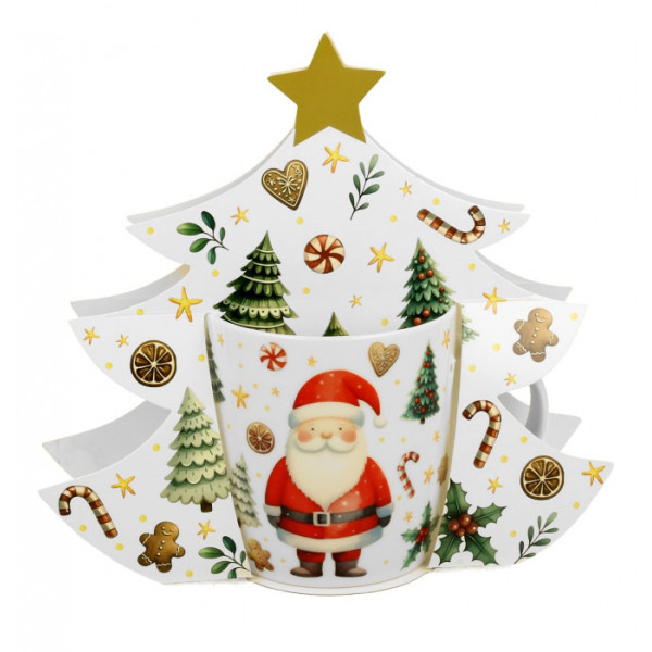 Porcelanska šolja 460ml NOVA GODINA Deda Mraz 