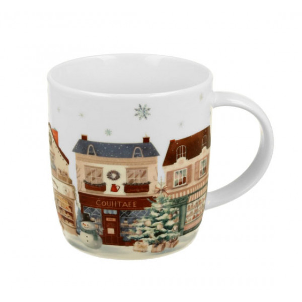 Porcelanska šolja 400ml NOVA GODINA Grad 