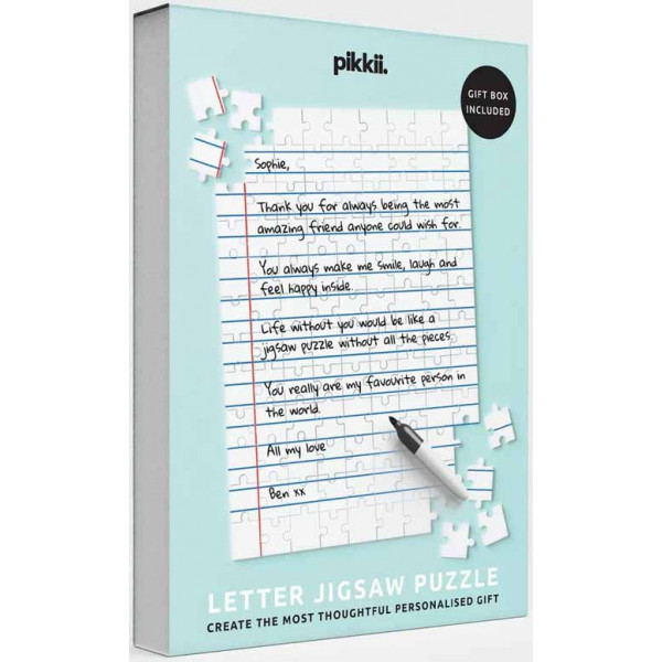 Set PERSONALIZED LETTER JIGSAW PUZZLE 