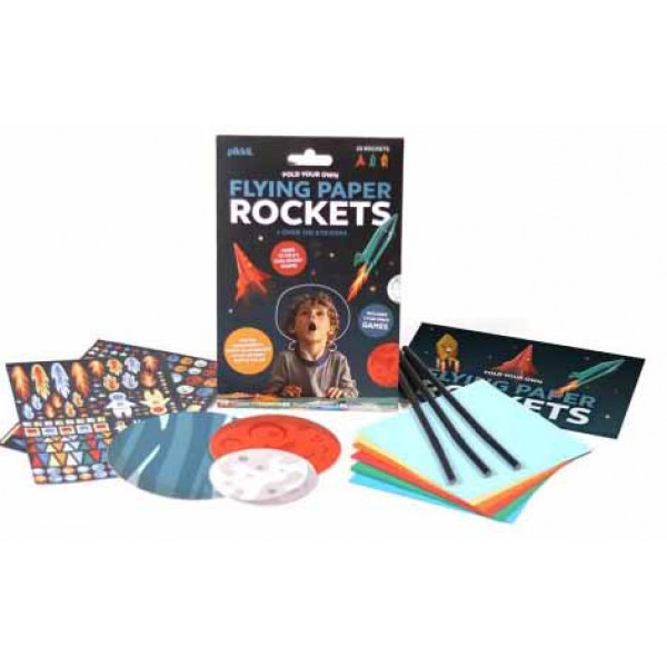 Origami set FLYING PAPER ROCKETS 