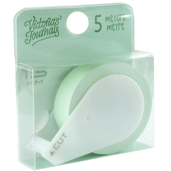 Papirna samolepljiva traka 15MM X 5M ZELENA 