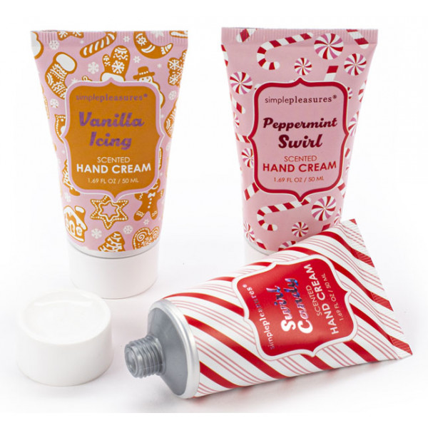 Novogodišnji set tri kreme za ruke GINGERBREAD 