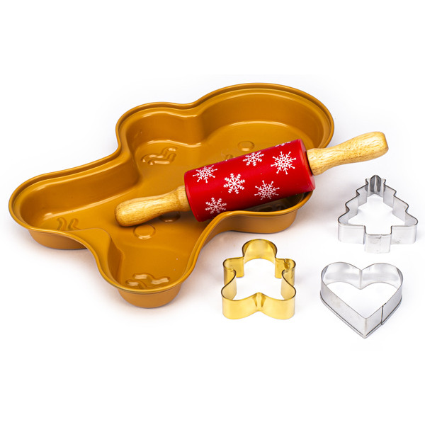 Novogodišnji set za pravljenje kolača GINGERBREAD 