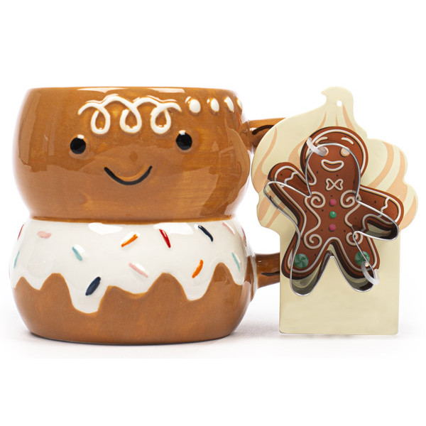 Novogodišnja šolja i kalup KOLAČIĆ - GINGERBREAD 