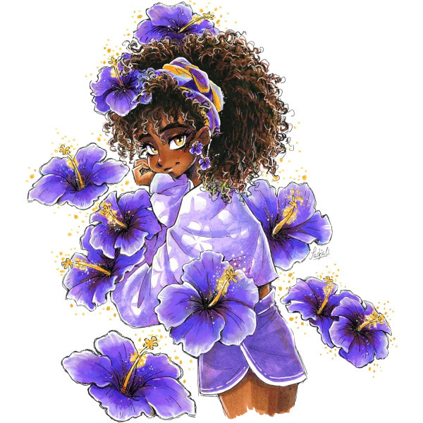 Sketch flomasteri (4 kom) FABER CASTEL Romantic Manga 3 