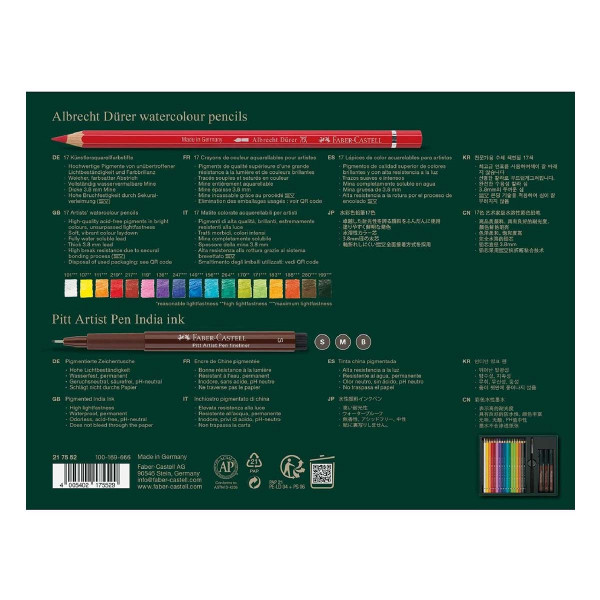 Akvarel bojice i ilustratorske olovke 1/21 FABER CASTEL - DURER 