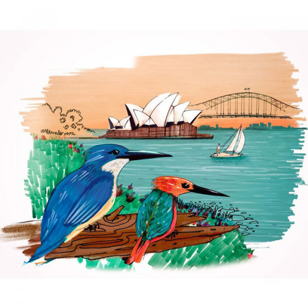 Pen brush flomasteri 1/12 FABER CASTEL Sydney 