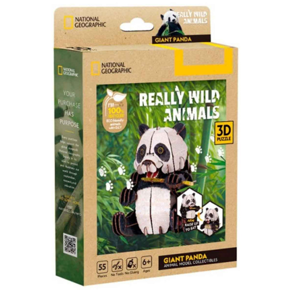 CubicFun 3D puzzle GIANT PANDA 55 kom 