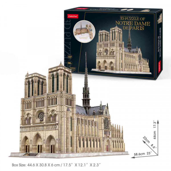 CUBIC FUN 3D puzzle NOTRE DAME DE PARIS 