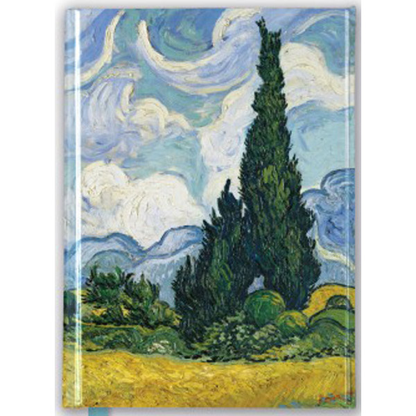 Notes VINCENT VAN GOGH: WHEAT FIELD 11x14cm 