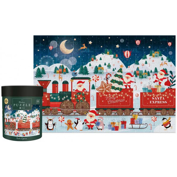 Novogodišnje puzzle CHRISTMAS SANTA EXPRESS 250kom 