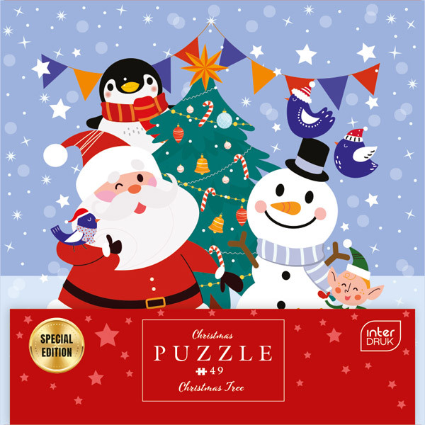 Novogodišnje puzzle CHRISTMAS TREE 49kom 