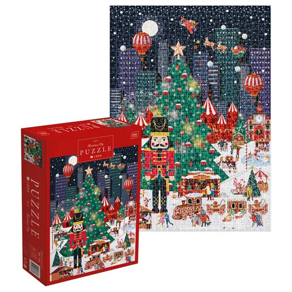 Novogodišnje puzzle CHRISTMAS CITY 1000kom 
