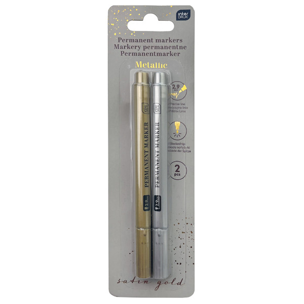 Set permanentnih markera METALLIC 