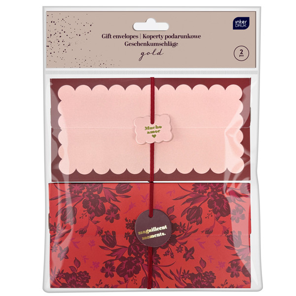Set dve poklon koverte GOLD 