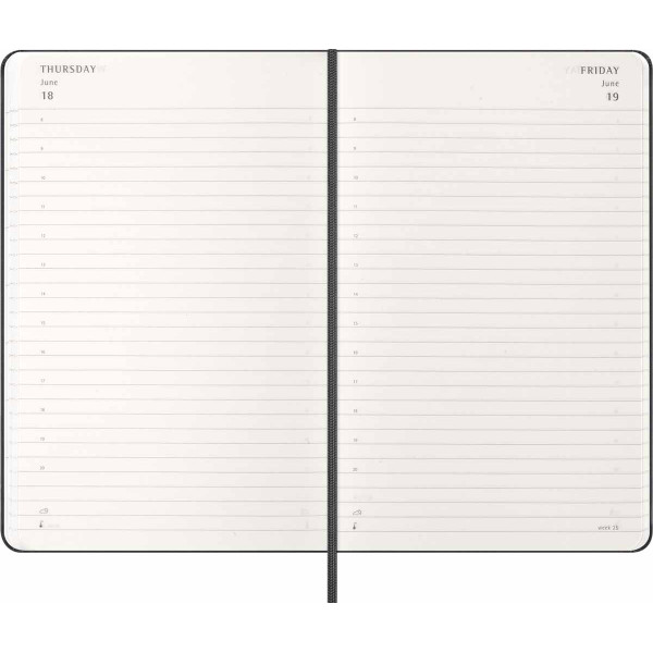 Planer MOLESKINE 2026 TP crni 