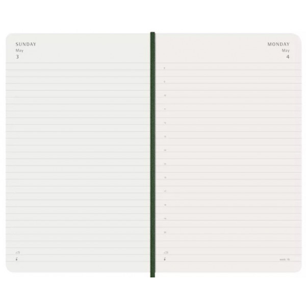 MOLESKINE Dnevni planer MP ZELENI 13 x 21 cm 