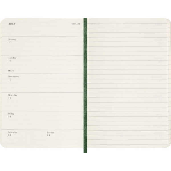 MOLESKINE nedeljni planer MP GREEN 2026 