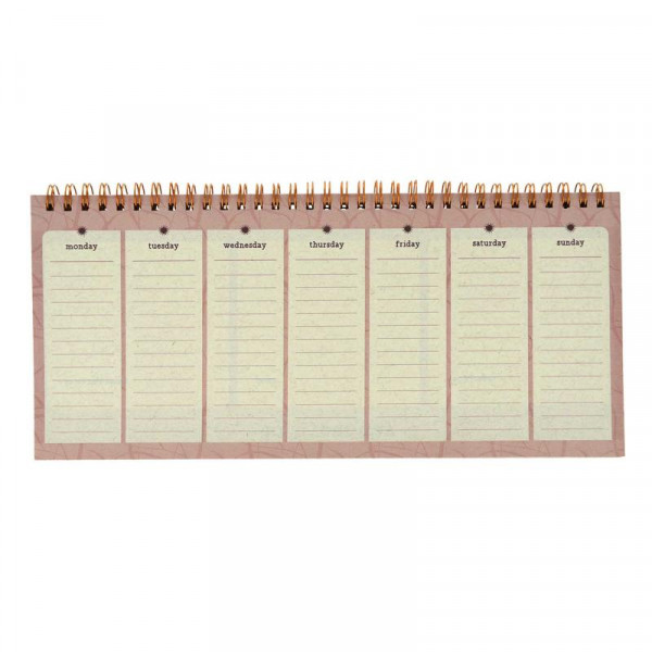 Stoni nedeljni planer ELEGANT EARTH 