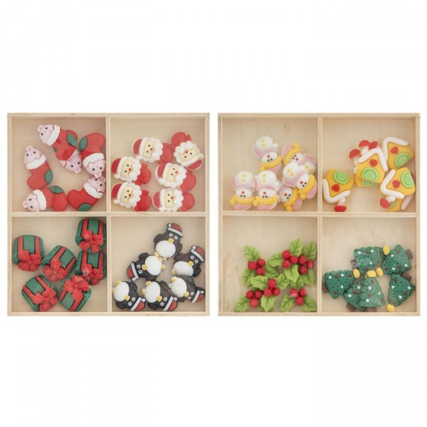 Novogodišnje figurice XMAS 24 kom (više vrsta) 