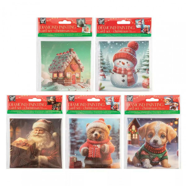 Slikanje cirkonima 13x13cm NOVA GODINA (Više vrsta) 