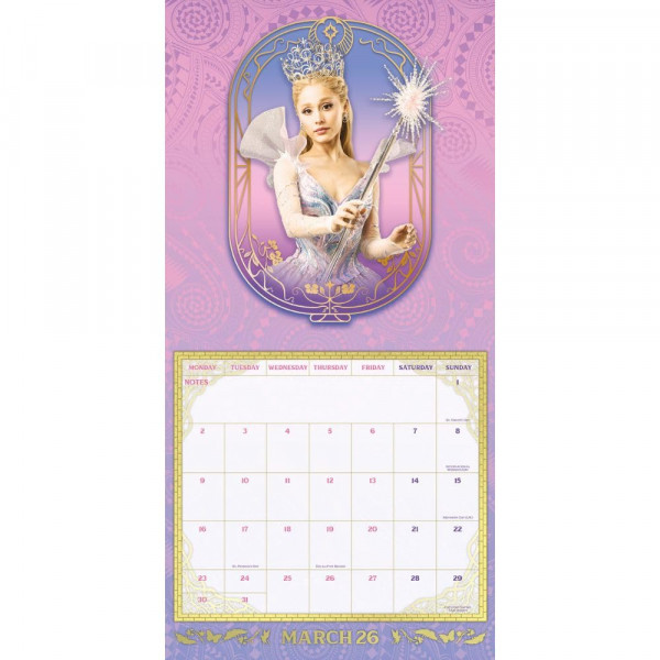 Kalendar 2026 WICKED MOVIE 