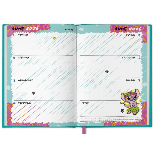 STITCH dnevnik A5 2026 