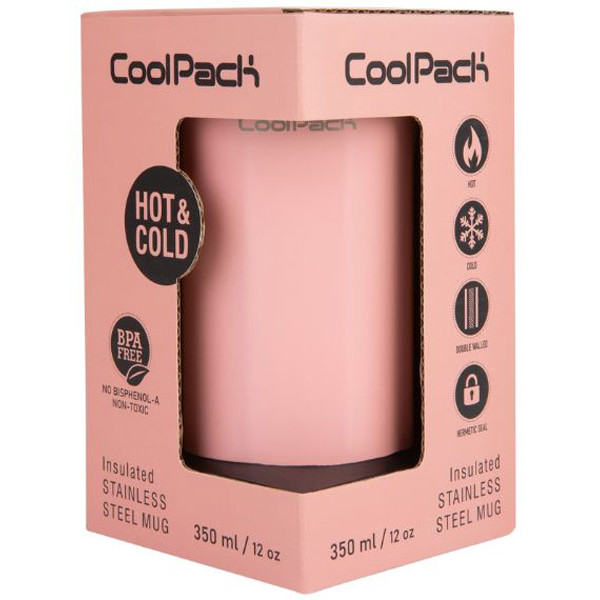 COOLPACK termo šolja PINK 350ml 