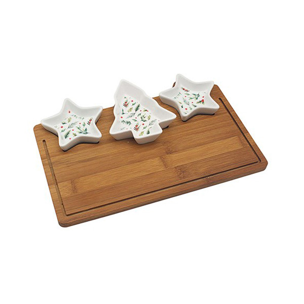 Činije sa poslužavnikom NOVA GODINA 