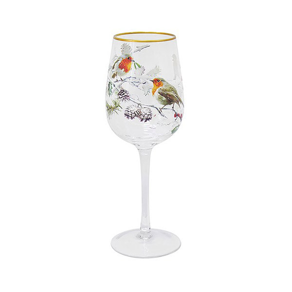 Novogodišnja čaša za vino CRVENDAĆ 