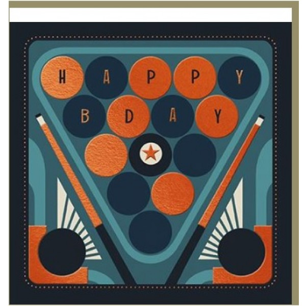 Rođendanska čestitka BILLIARDS 