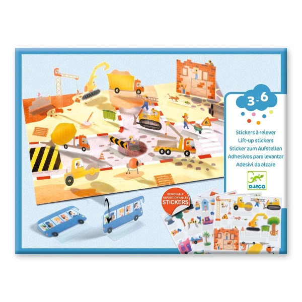 Igra sa nalepnicama VOZILA 