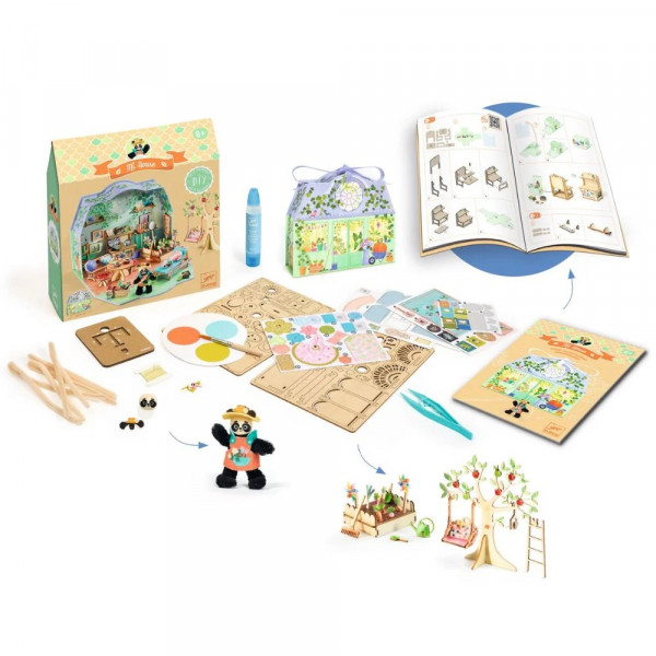 Kućica za igranje - PANDA OLIVE 