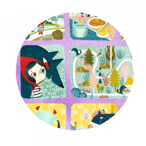 Puzzle za decu 35 - CRVENKAPA 