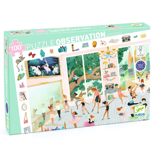 Puzzle za decu 100 - ŠKOLA PLESA 