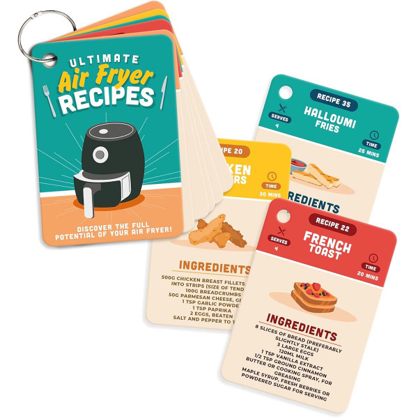 50 kartica sa receptima za AIR FRYER - 