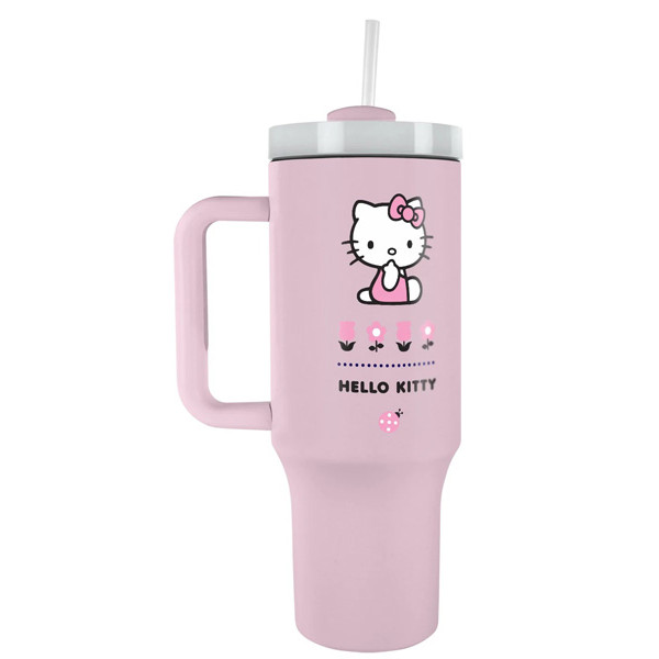 HELLO KITTY putna šolja PINK 1200ml 