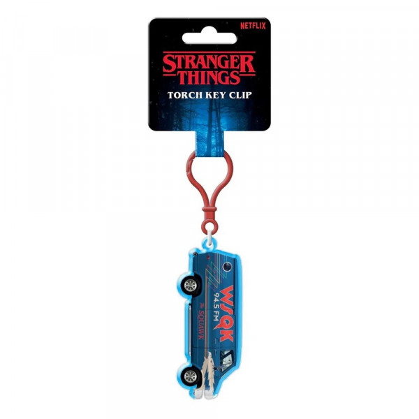Privezak za ključeve sa lampicom STRANGER THINGS - WSQK VAN 