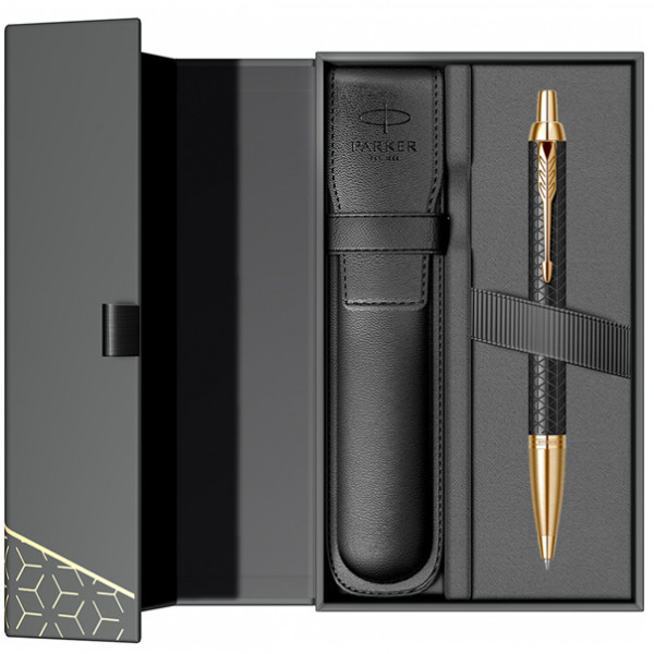 PARKER poklon set Royal IM Premium Black GT  Hemijska+Futrola 