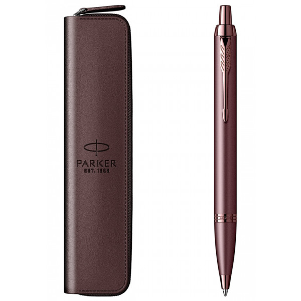 PARKER hemijska olovka i futrola ROYAL IM BURGUNDY 