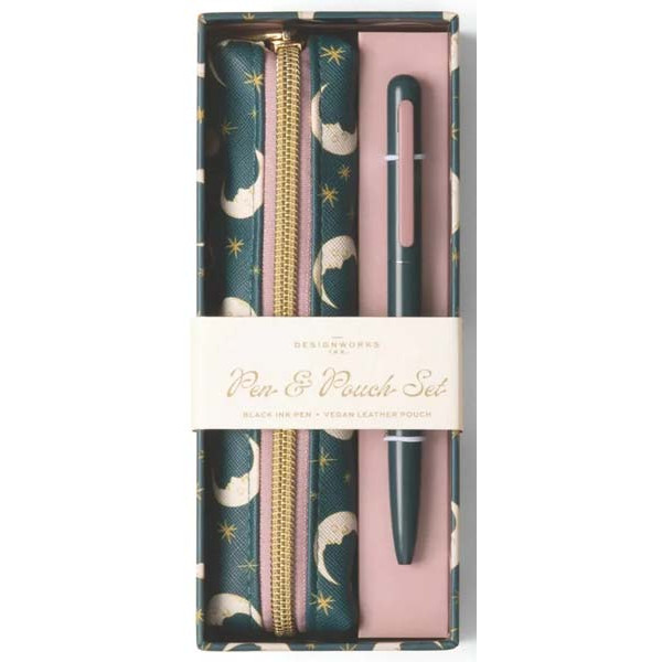 Poklon set olovka i futrola TEAL MOON 