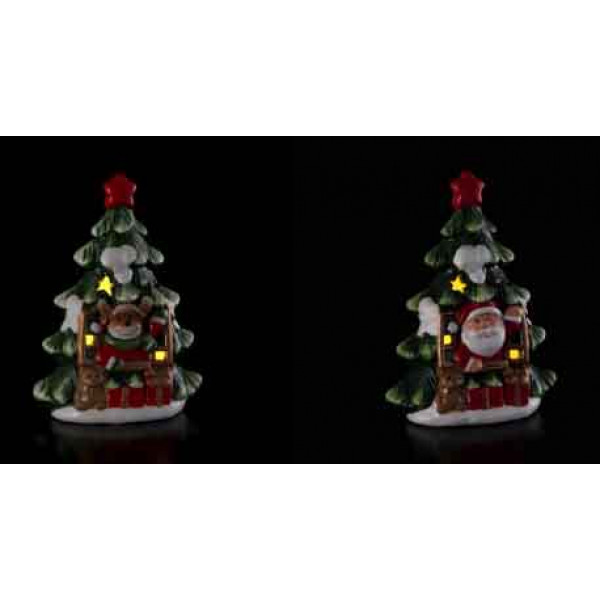 Keramička dekoracija NOVA GODINA 10x6x14cm 