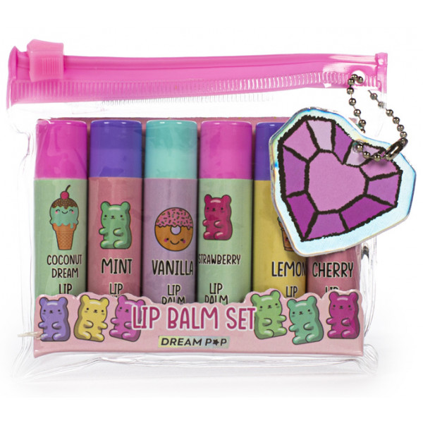 Set šest balzama za usne DREAMPOP KIDS 