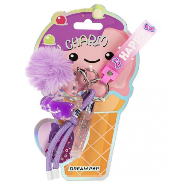 Privezak za ključeve i sjaj za usne CHERRY 