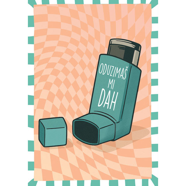 Čestitka ODUZIMAŠ MI DAH 