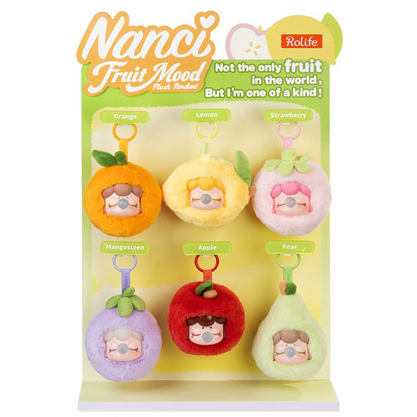 Privezak za ključeve PLIŠANE VOĆKICE - više vrsta 